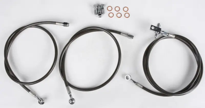 WILDCAT -F SM Brakeline Front Std Smoke A/C Wildcat - Brake Line Kit
