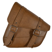 Willie & Max HD Softails, Yamaha Rd Stars, Kaw Vulcan 900, Suz C50 Swingarm Bag - Warm Brown - RV and Auto Parts