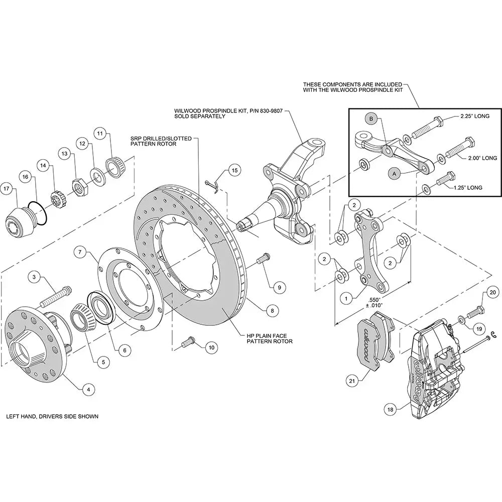 Wilwood 140-10741 Brake Conversion Kit