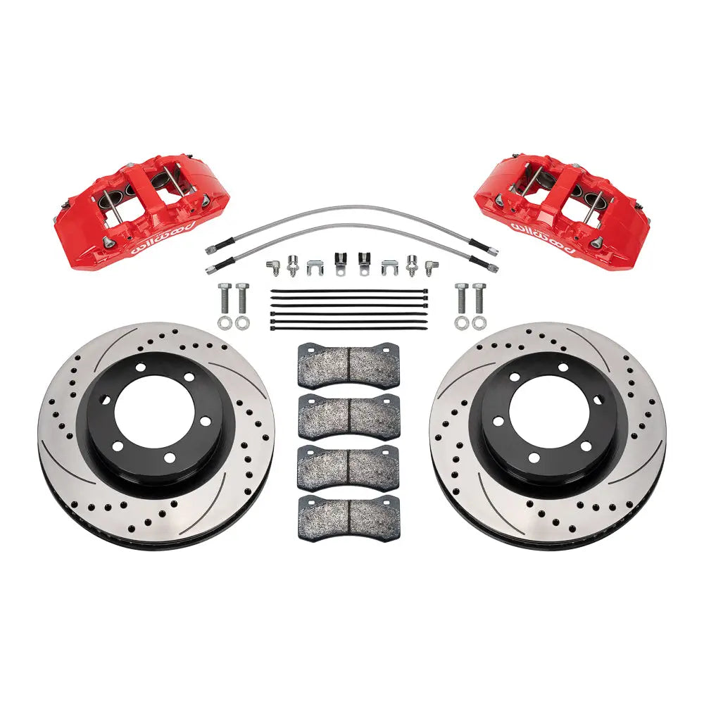 Wilwood No Supplier Warranty Brake Kit 140-17512-DR - Front Aero6-DM Ford