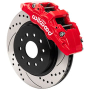 Wilwood 140-17275-DR Wilwood 19-20 Jeep Wrangler (JL)/20-22 Jeep Gladiator (JT) Aero6-DM Front Brake Kit - D&S - Red