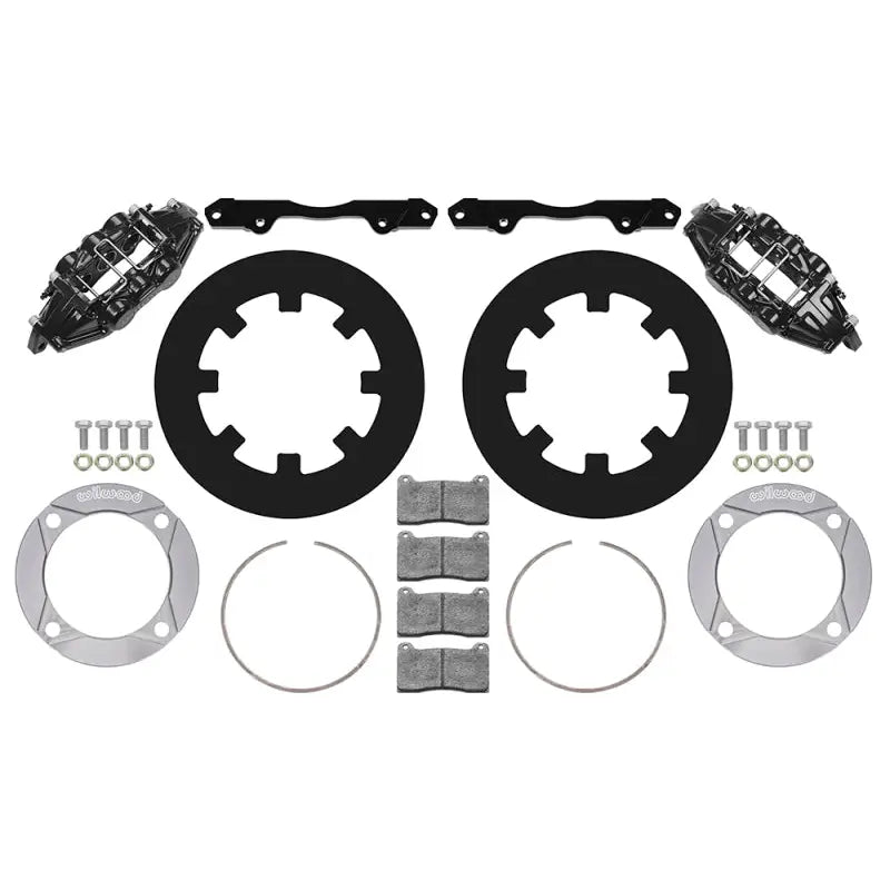 Wilwood 140-16632 Wilwood 2014+ Polaris RZR XP 1000 Front Kit 11.25in - Black