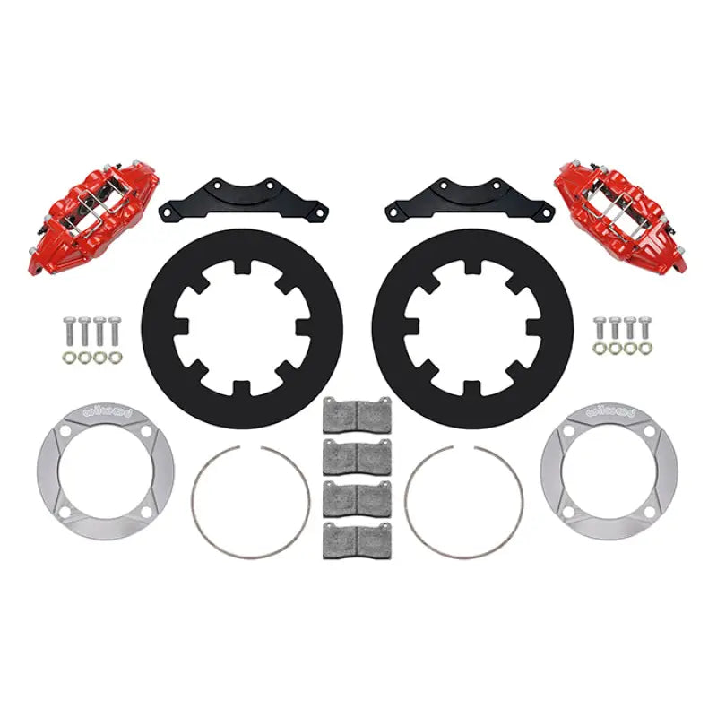 Wilwood 140-16633-R Wilwood 2014+ Polaris RZR XP 1000 Rear Kit 11.25in - Red