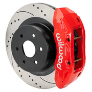 Wilwood 140-16861-DR Wilwood 99-18 Chevy Silverado/GMC Sierra 16x1.25 D&S Rotor TX4R 4 Piston Rear Brake Kit - Red