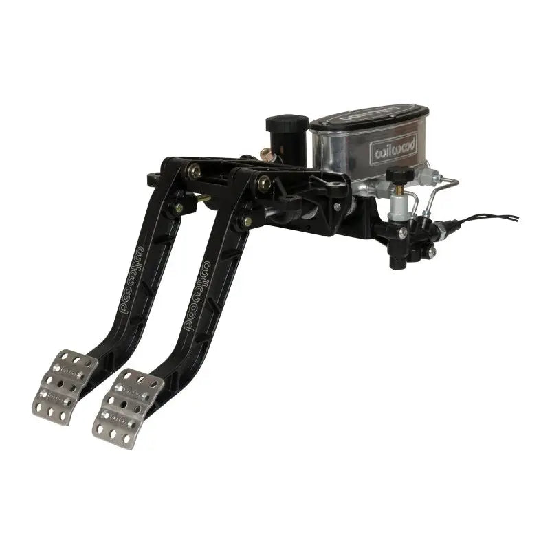 Wilwood 340-14360 Wilwood Adjustable-Tandem Dual Pedal - Brake / Clutch - Fwd. Swing Mount - 6.25:1 - Black E-Coat