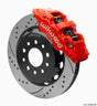 Wilwood AERO6 Front Hat Kit 14.00 Red 2018-Up Jeep JL SRP w/Lines - Truck & Automotive