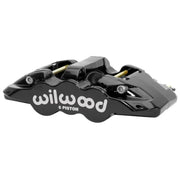 Wilwood 120-15526-BK Wilwood Caliper - Aero6-DS Forged Six-Piston Caliper - 6.52in Piston 1.25in Rotor - Black