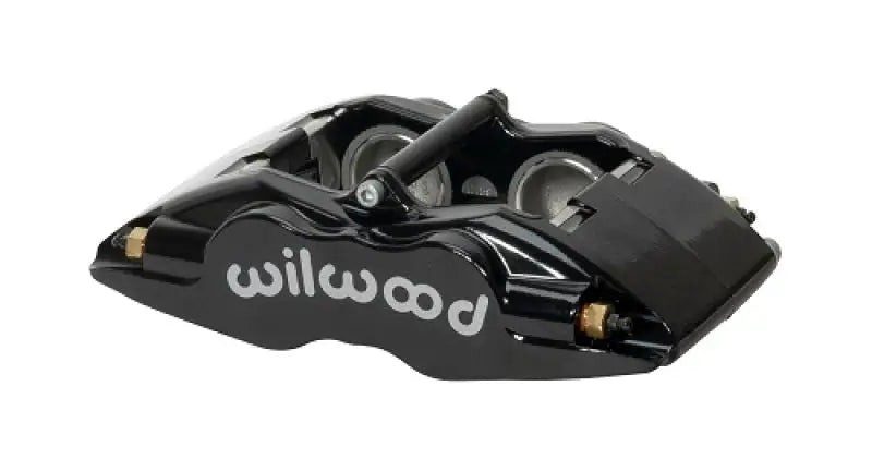 Black Wilwood Caliper-Forged Superlite with polished components