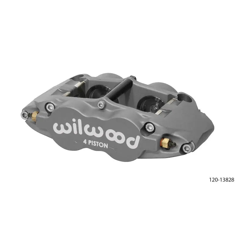 Wilwood 120-13828 Wilwood Caliper-Forged Superlite FSL4R/ST Aluminum 1.88/1.75in Pistons .81in Disc Ano - Right