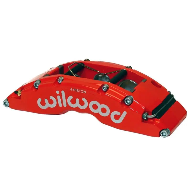Wilwood Caliper-TC6R-Red 1.75/1.38/1.38in Pistons 1.38in Disc - Truck & Automotive