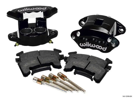 Wilwood D154 caliper kit with high friction pads and black finish for great stopping power