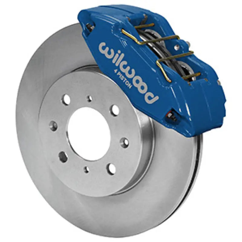 Wilwood 140-12996-CB Wilwood DPHA Front Caliper & Rotor Kit Honda / Acura w/ 262mm OE Rotor - Competition Blue