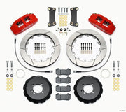 Wilwood Dynapro 6 Front Hat Kit 12.88in Red 2002-Up Mini Cooper w/ Lines - Truck & Automotive