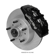 Wilwood 140-14607 Wilwood Dynapro 6 Front Kit 11.75 Rotor Black 57-67 Ford F100