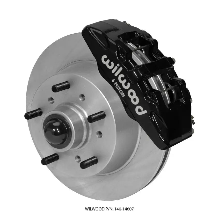 Wilwood 140-14607 Wilwood Dynapro 6 Front Kit 11.75 Rotor Black 57-67 Ford F100