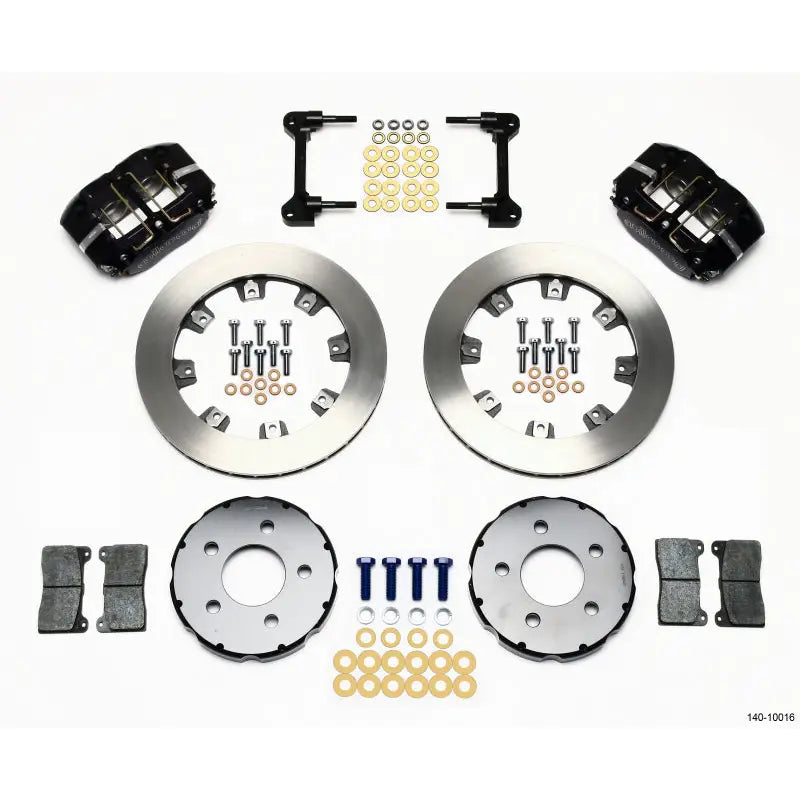 Wilwood 140-10016 Wilwood Dynapro Radial Front Drag Kit 11.75in Vented 94-04 Mustang