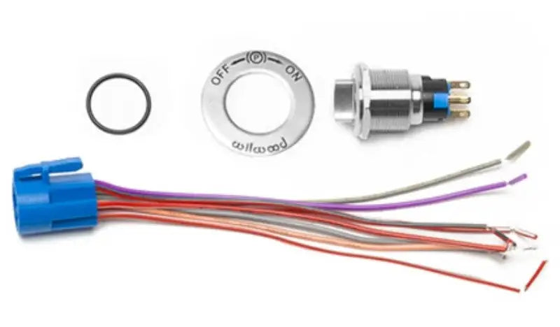 Wilwood Electronic Parking Brake Caliper Switch Kit w/ On/Off Sticker - Truck & Automotive