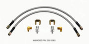 Wilwood Flexline Kit 18inch M10x1.50 IF 1/8-27 NPT 90 Degree - Truck & Automotive