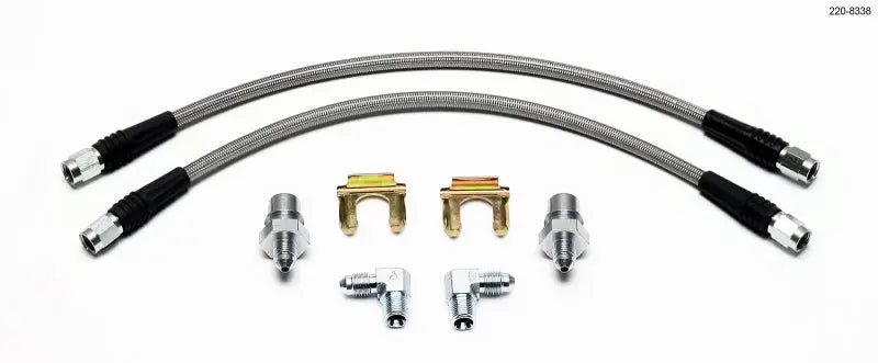 Wilwood Flexline Kit 1988-1996 Corvette w/ SL4 or SL6 Front Caliper - Truck & Automotive