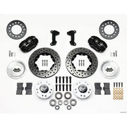 Wilwood 140-11017-D Wilwood Forged Dynalite Front Kit 11.00in Drilled 74-80 Pinto/Mustang II Disc Spindle only