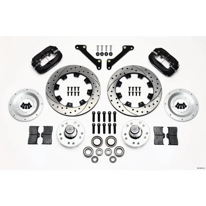 Wilwood 140-9053-D Wilwood Forged Dynalite Front Kit 12.19in Drilled 79-81 Camaro