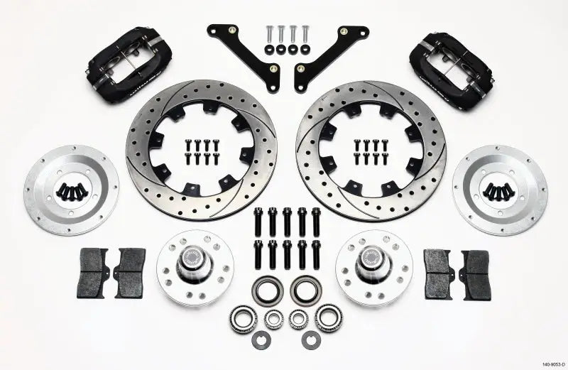 Wilwood Forged Dynalite Front Kit with rotors, calipers, pads, hubs for Camaro