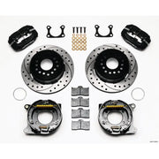 Wilwood 140-7139-D Wilwood Forged Dynalite P/S Park Brake Kit Drilled Big Ford 2.36in Offset