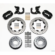 Wilwood 140-2118-BD Wilwood Forged Dynalite P/S Rear Kit Drilled Rotor New Big Ford 2.50in Offset