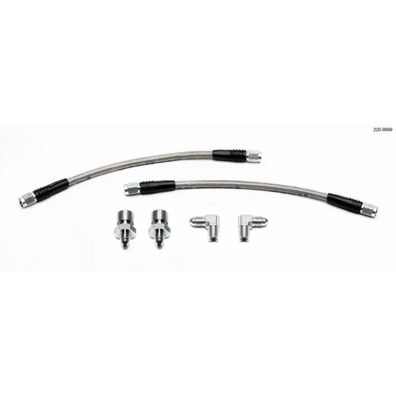 Wilwood 220-8999 Wilwood GM 1500/2500 Rear (w/13in Rotor) 10in OAL Flexline Brake Hose w/Fittings