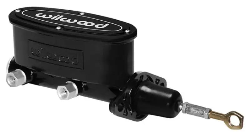 Wilwood High Volume Tandem M/C - 15/16in Bore Black-W/Pushrod - Early Mustang - Truck & Automotive