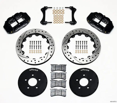Wilwood Narrow Superlite 6R front brake kit with calipers rotors pads for Mustang