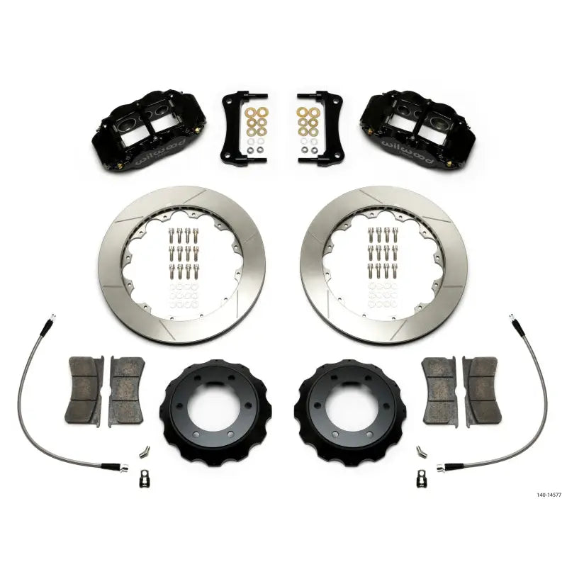Wilwood 140-14577 Wilwood Narrow Superlite 6R Front Kit 12.88in Slotted Rotor w/ Lines 05-15 Toyota Tacoma