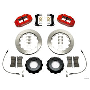 Wilwood 140-14577-R Wilwood Narrow Superlite Red 6R Front Kit 12.88in Slotted Rotor w/ Lines 05-15 Toyota Tacoma