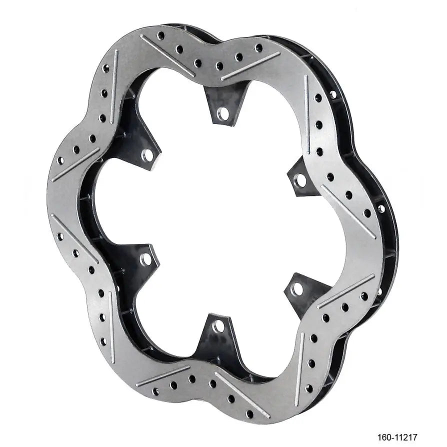 Wilwood 160-11217 Wilwood Rotor-Stainless Scalloped 10.50 x .810 - 6 on 5.50in