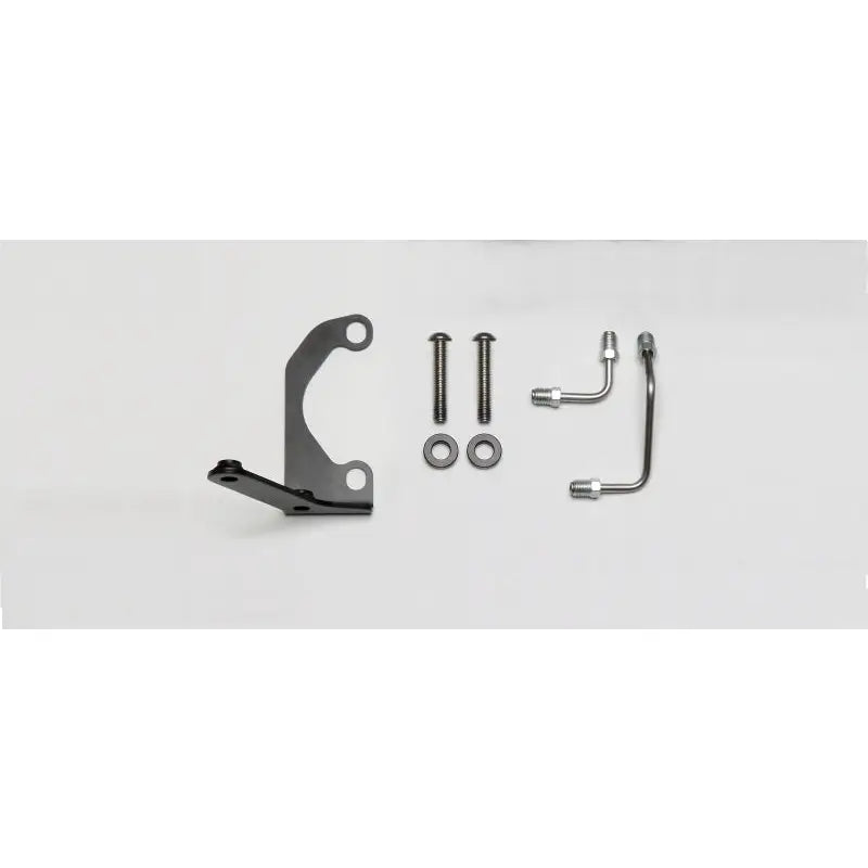 Wilwood 220-13189 Wilwood Tandem Master Cylinder to Prop valve Bracket L/H & Line Kit