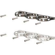 Wilwood triple aluminum reservoir lightweight mounting brackets with screws