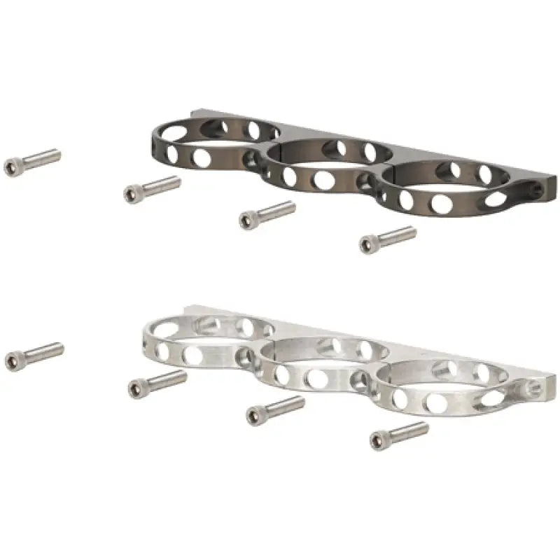 Wilwood triple aluminum reservoir lightweight mounting brackets with screws