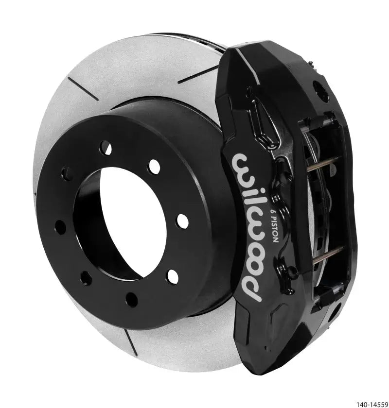 Wilwood Wilwood TX6R Rear Kit 15.50in Rotor Black w/ Lines 13-17 Ford F250/F350 4WD