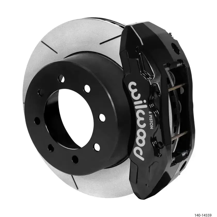 Wilwood Wilwood TX6R Rear Kit 15.50in Rotor Black w/ Lines 13-17 Ford F250/F350 4WD