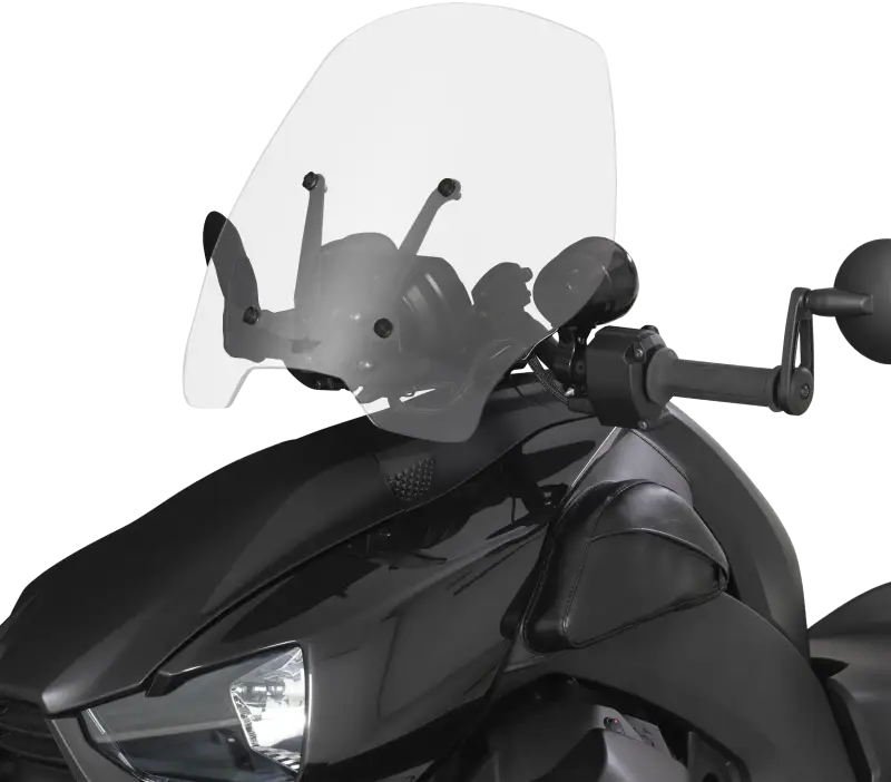 SHOW CHROME Windscreen Adjustable Clear Can