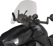 SHOW CHROME Windscreen Adjustable Smoke Can