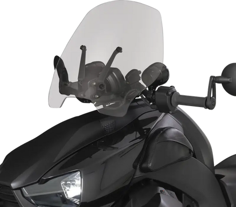 SHOW CHROME Windscreen Adjustable Smoke Can