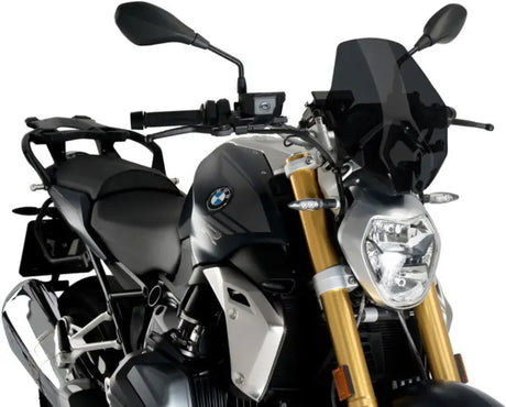 PUIG Windscreen Naked New Gen Sport Dark Smoke Bmw for Powersports