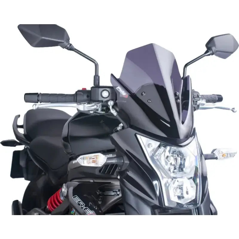 PUIG Windscreen Naked New Gen Sport Dark Smoke Kaw for Powersports
