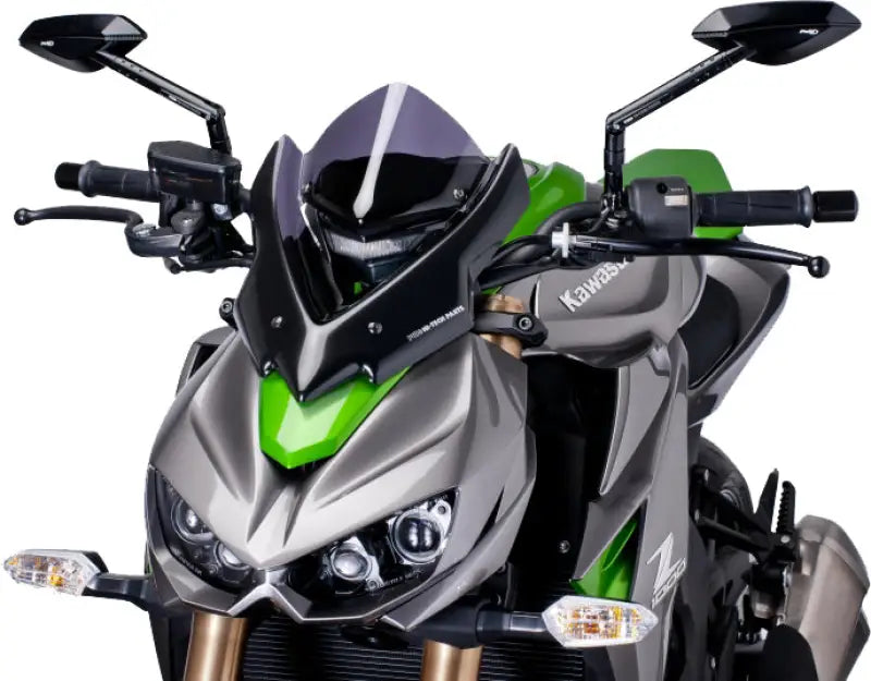 PUIG Windscreen Naked New Gen Sport Dark Smoke for Powersports