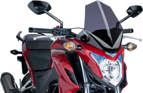 PUIG Windscreen Naked New Gen Sport Dark Smoke for Powersports