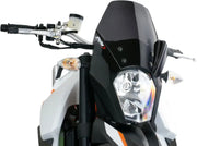 PUIG Windscreen Naked New Gen Sport Dark Smoke for Powersports