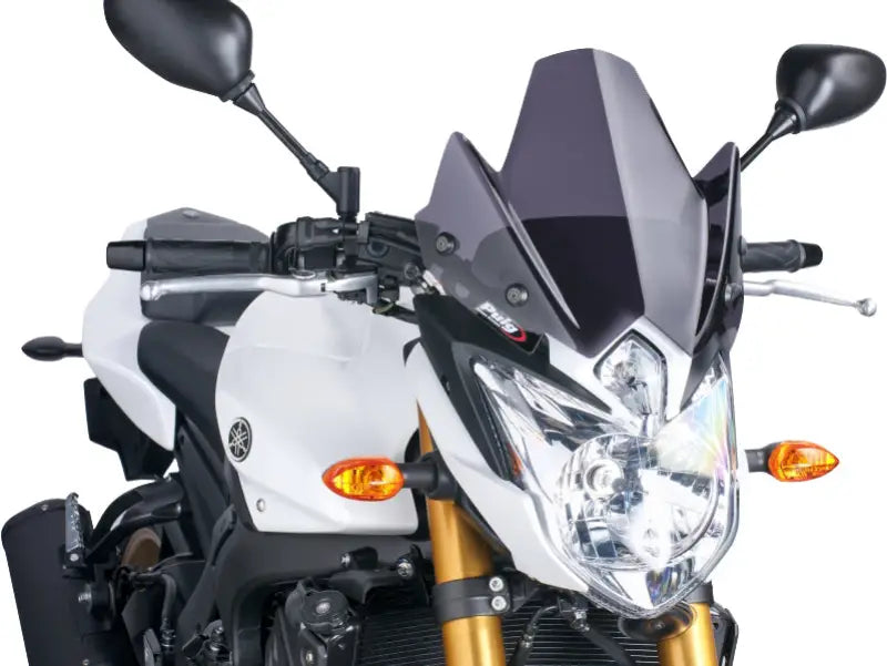 PUIG Windscreen Naked New Gen Sport Dark Smoke for Powersports