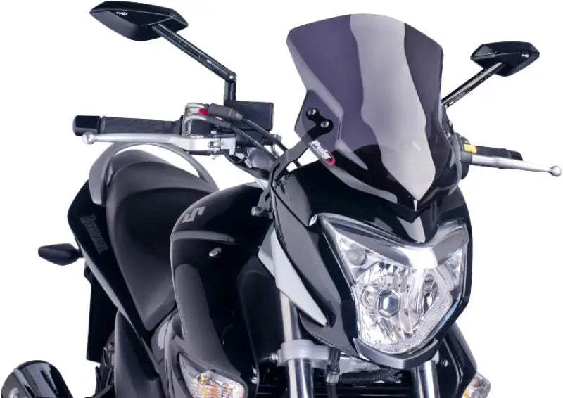 PUIG Windscreen Naked New Gen Sport Dark Smoke for Powersports