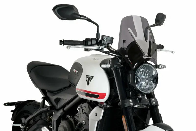 PUIG Windscreen Naked New Gen Sport Dark Smoke Tri for Powersports